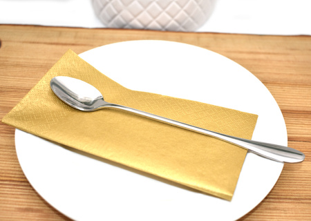 Łyżeczki Deserowe Długie, do Latte, Drinków, Deserów – Zestaw 6 sztuk 19 cm