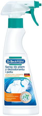 Dr. Beckmann Odplamiacz Spray do Plam z Dezodorantu i Potu 250ml