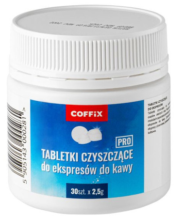 Profesjonalne Tabletki Czyszczące do Ekspresów do Kawy Usuwające Osady x 30