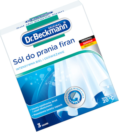 Dr. Beckmann Sól do Prania Firan Intensywna Biel i Odświeżanie 3 x 40g