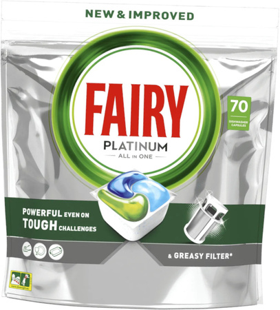 FAIRY PLATINUM All in 1 Kapsułki do Zmywarki 70 szt x2