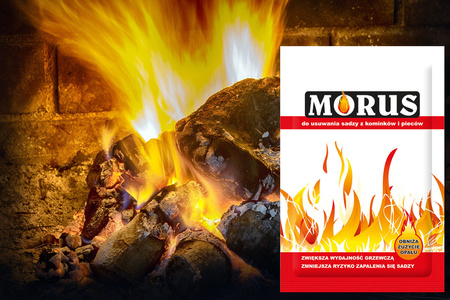 MORUS – Proszek do Kominków i Pieców na Drewno Węgiel do Usuwania Sadzy 50g