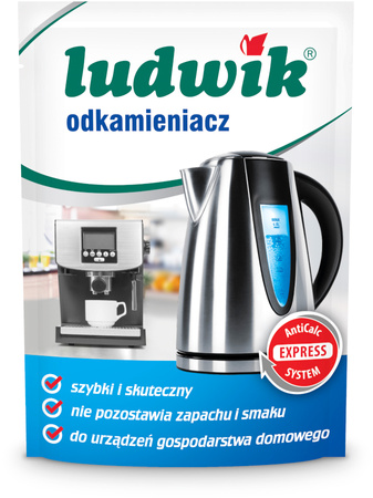 LUDWIK Odkamieniacz AntiCalc Ekspres Czajnik 20g x4