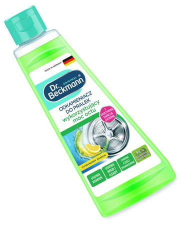 Dr. Beckmann Odkamieniacz Płyn Czyścik do Pralki z Octem Kamień Brud 250ml