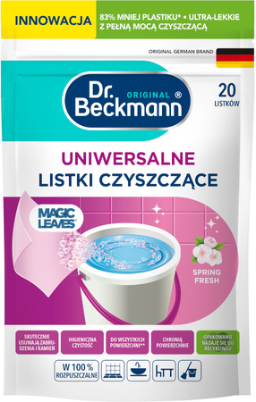 Dr. Beckmann Magic Leaves Listki Czyszczące Uniwersalne Rozpuszczalne x20