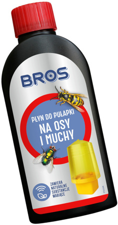 BROS Płyn Uzupełniający do Pułapki na Osy Muchy Naturalny Wabi Owady 200ml