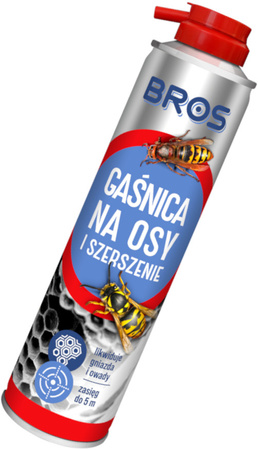 BROS Gaśnica Spray na Osy i Szerszenie 300ml - Zwalczanie Gniazd z 5 metrów