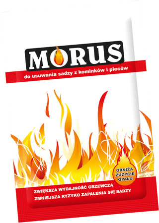 MORUS – Proszek do Kominków i Pieców na Drewno Węgiel do Usuwania Sadzy 50g