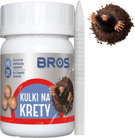 BROS Kulki na Krety – Skuteczne Odstraszanie Kretów Zapachem 90g + Szczypce