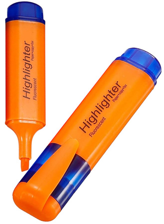 Marker Zakreślacz w Różnych Kolorach Szeroka Końcówka, Zestaw 3 Pisaki