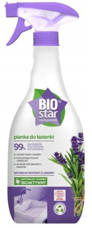BIOstar Ekologiczna pianka spray do czyszczenia łazienki z lawendą 700 ml