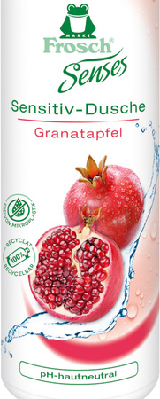 Frosch Senses Granat Delikatny Naturalny Żel Mydło pod Prysznic 300ml