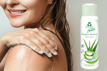 Frosch Senses Aloesowy Delikatny Naturalny Żel Mydło pod Prysznic 300ml