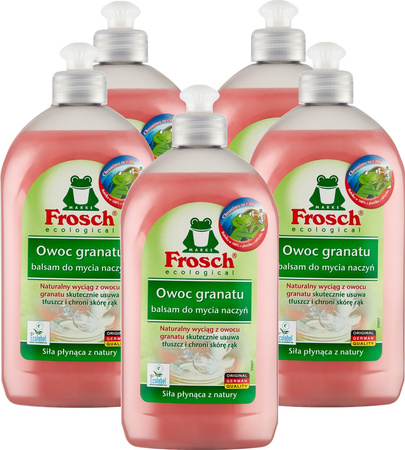 FROSCH Ekologiczny Naturalny Balsam Płyn do Mycia Naczyń Owoc Granatu 2,5L