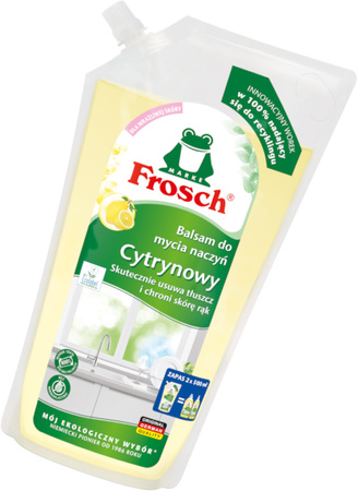 Frosch Ekologiczny Cytrynowy Balsam do Mycia Naczyń Zapas 1000ml