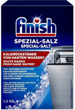 FINISH Sól Gruboziarnista Spezial-Salz do Zmywarki Wydajna Niemiecka 1,2Kg