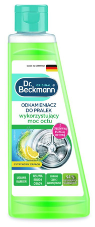 Dr. Beckmann Odkamieniacz Płyn Czyścik do Pralki z Octem Kamień Brud 250ml