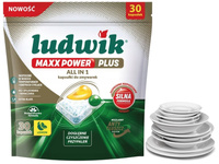 Ludwik MAXX POWER PLUS ALL IN1 Kapsułki do Zmywarki 30 szt Biodegradowalne