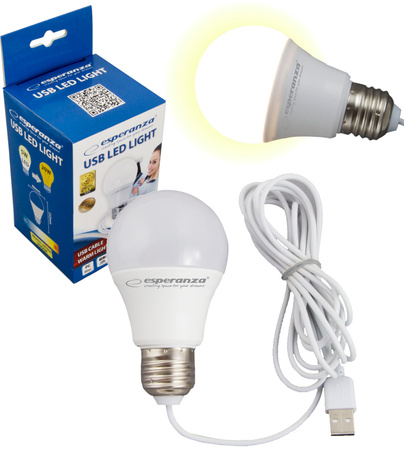 ESPERANZA ŻARÓWKA LAMPKA TURYSTYCZNA LED USB 5W