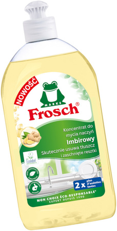 FROSCH KONCENTRAT Ekologiczny Płyn do Mycia Naczyń na Tłuszcz Higiena 500ml