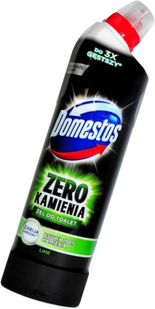 DOMESTOS ŻEL DO WC ZERO KAMIENIA GĘSTY ZIELONY 750ML x3