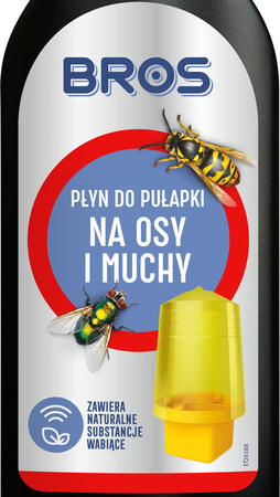 BROS Płyn Uzupełniający do Pułapki na Osy Muchy Naturalny Wabi Owady 200ml