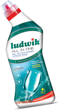LUDWIK Żel do Zmywarki All in One Ultimate 750 ml