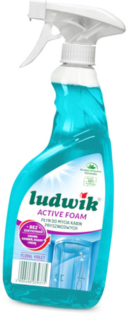 LUDWIK Active Foam Płyn do Mycia Kabin Prysznicowych Floral Violet BIO 600ml x3