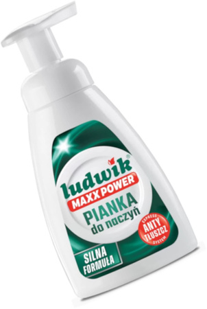 Ludwik MAXX POWER Pianka do Mycia Naczyń Anty Tłuszcz 300ml