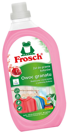 2x Frosch Owoc Granatu Żel do Prania Tkanin Płyn Koncentrat Wydajny 1,5 l