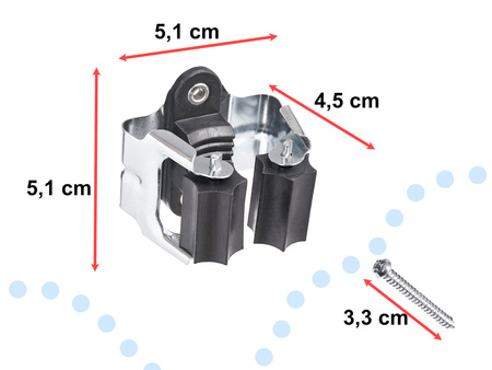 WIESZAK UCHWYT NA MOPA NARZĘDZIA ŚCIENNY 1SZT.