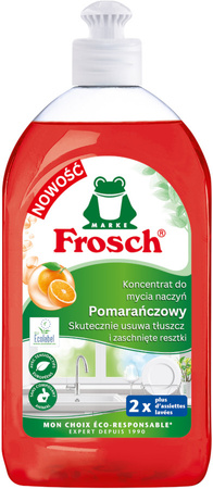 FROSCH KONCENTRAT Ekologiczny Płyn do Mycia Naczyń Zaschnięte Resztki 500ml