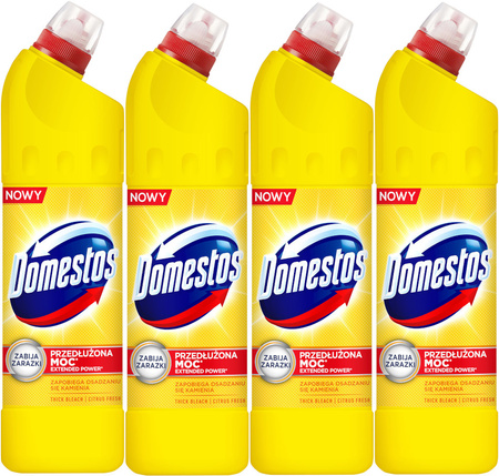 DOMESTOS Extended Power Płyn do WC Citrus Fresh 4x750ml