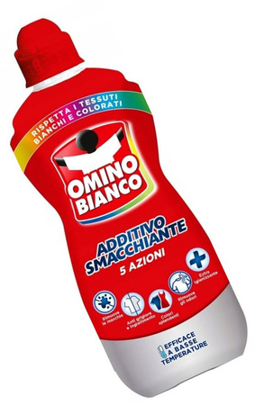 Omino Bianco Odplamiacz Żel Silny Skuteczny Do Białego i Koloru 0,9L
