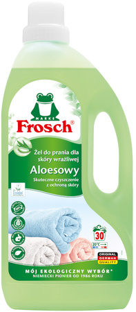 Frosch Żel do Prania Płyn Koncentrat 1,5L Płyn do Płukania Tkanin 750ml EKO Aloes