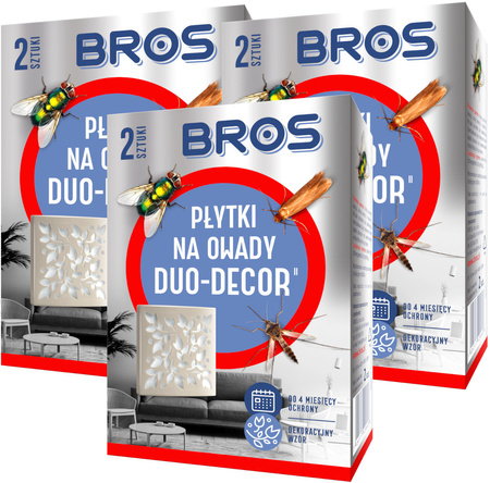 BROS Duo Decor Płytka na Muchy Mole do 12 mcy 6szt