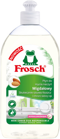 FROSCH Ekologiczny Płyn do Mycia Naczyń Łagodny Migdał Biodegradowalny 0,5L