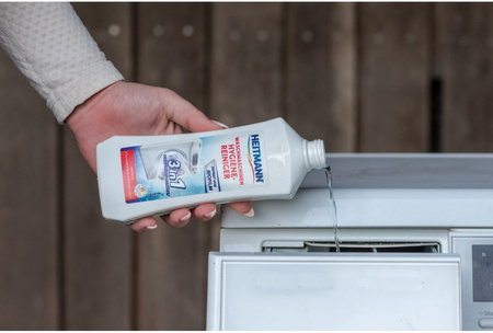 HEITMANN Czyścik 3w1 Płyn do Higienicznego Mycia i Czyszczenia Pralki 250ml