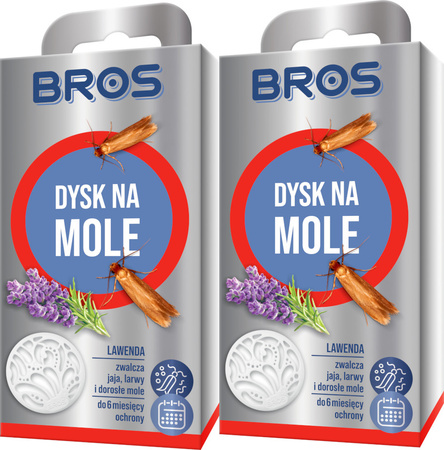 BROS Dysk na Mole Odzieżowe Lawenda do 6 mcy x2