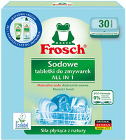 FROSCH Ekologiczne Tabletki do Zmywarki ALLin1 Sodowe Ecolabel Niemieckie