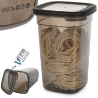 Pojemnik Plastikowy Kuchenny Pudełko na Żywność Produkty Sypkie Zamykany 1L