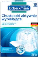 Dr. Beckmann Chusteczki do Prania Aktywnie Wybielające 15 sztuk