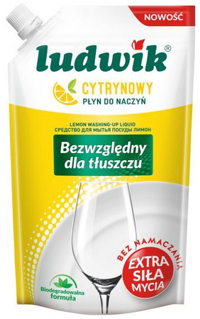 LUDWIK Płyn do Mycia Naczyń Cytrynowy BIO 450g