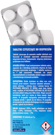 Czyścik Tabletki do Czyszczenia Ekspresu COFFIX 10 szt