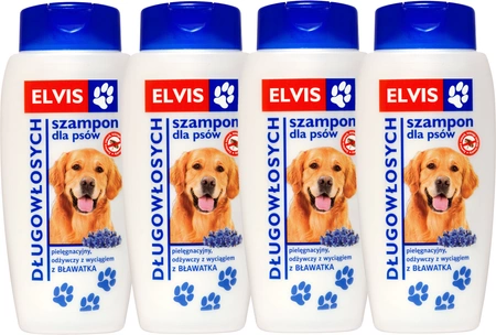 ELVIS Szampon do Pielęgnacji Psów Długowłosych 1200ml