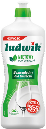 LUDWIK  Płyn do Mycia Naczyń Cytryna Mięta Biodegradowalny 2x 900g