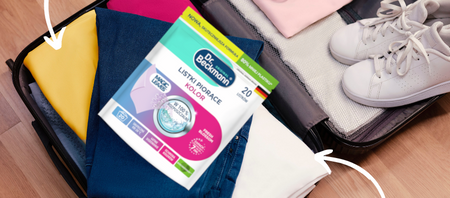 Dr. Beckmann MAGIC LEAVES Chusteczki Listki Piorące do Prania Kolor 80 prań