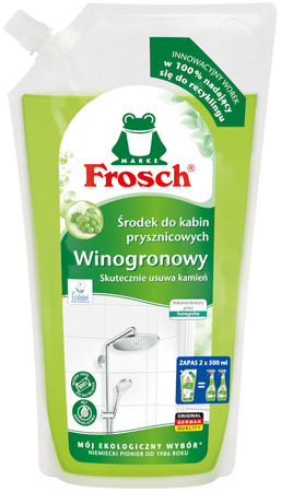 Frosch Ekologiczny Winogronowy Płyn do Kabin Prysznicowych Zapas 1000ml