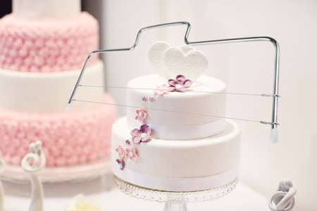 Krajalnica Nóż Strunowy do Krojenia Tortu - Dwa Regulowane Ostrza 10 x 29cm