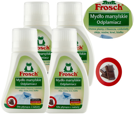 FROSCH Odplamiacz Precyzyjny Uniwersalny Mydło Marsylskie Kolor Biel 300 ml